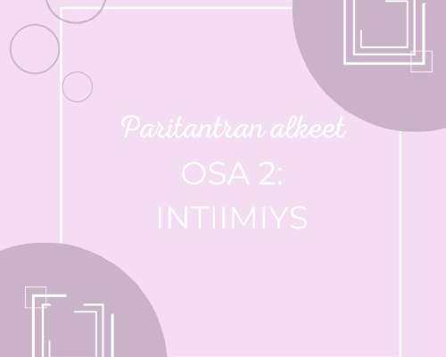 Paritantran alkeet, OSA 2: intiimiys