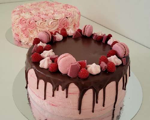 Vaaleanpunaiset suklaakakut