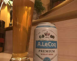 A. Le Coq Premium Wheat Beer Non-Alcoholic Is...