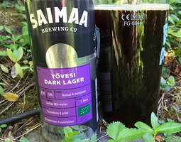 Saimaa Brewing Yövesi Dark Lager Brewer's Organic