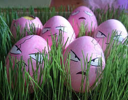 Villit munat ilmestyivät pääsiäisruohooni!