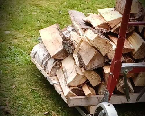 Klapikelkka - Firewood slade