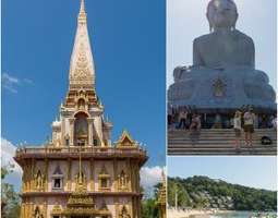 Wat Chalong, Big Buddha ja Kata Noi, Phuket