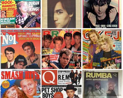 1980-luku oli musiikkilehtien suuri vuosikymmen