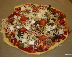 Suppilovahvero-pizza
