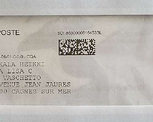 Sain kirjeen ranskalaiselta viranomaiselta