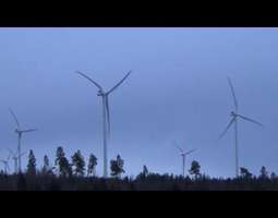 Torkkolan tuuliteollisuusalueella Vaasassa