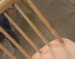 Pääsiäisen DIY: keittiön pöydän ja tuolien ma...