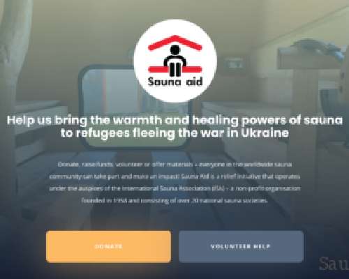 Keräys: Ukrainan pakolaisille sauna-apua