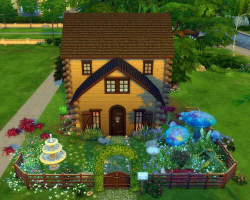 My first building: The Strange Log Cabin TS4