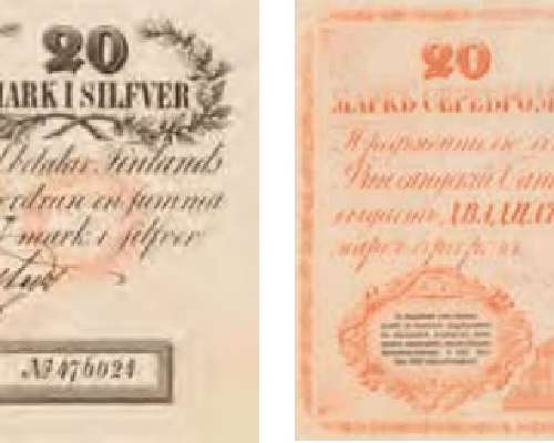 20 markkaa 1862 – 1993