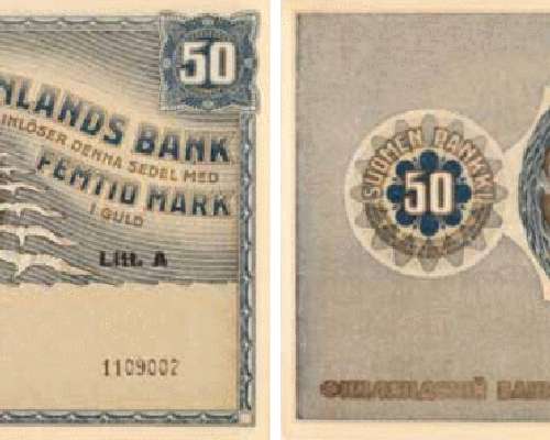 50 markkaa 1909 – Harvinaiset setelit