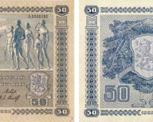 50 markkaa 1922 – Harvinaiset setelit