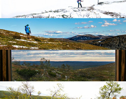 Hiking in Lapland - Four Seasons in One Week