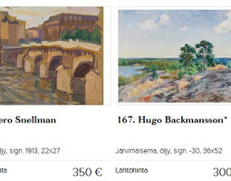 Hagelstam Auctions A146, Oodi Christina Snell...