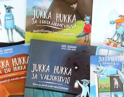 Uudet Jukka Hukka -kirjat auttavat lasta käsi...