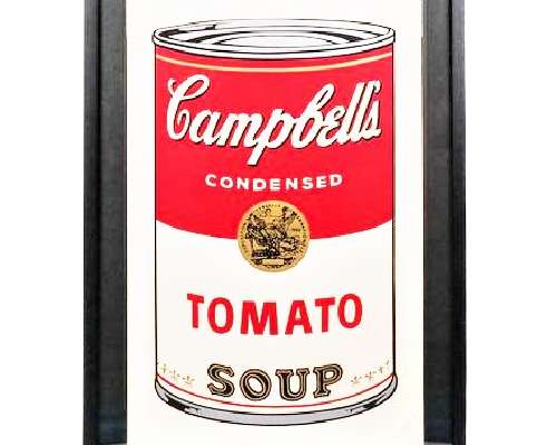 Tomaattikeitto tarjouksessa: Andy Warholin Ca...