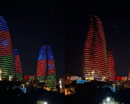 Baku by night