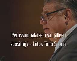 Miten Timo Soini pelasti Perussuomalaiset