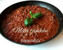 Viikon ruokavinkki: tomaattinen bolognese f. ...