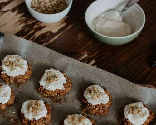 Ridiculously tasty carrot cake cookies