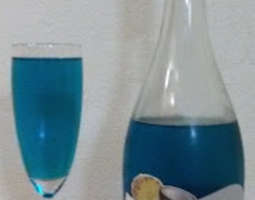 Blue blue wine
