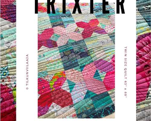 Trixter quilt pattern published! Trixter-tilk...