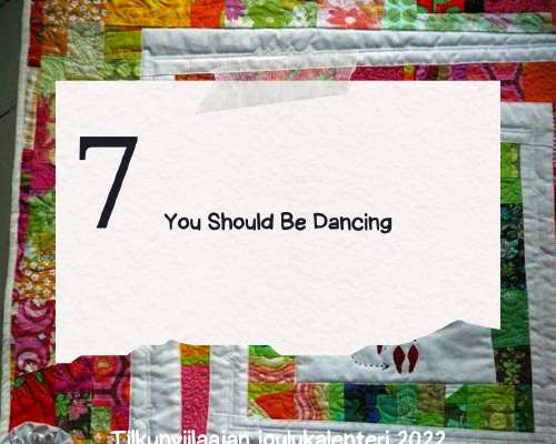 You Should Be Dancing.