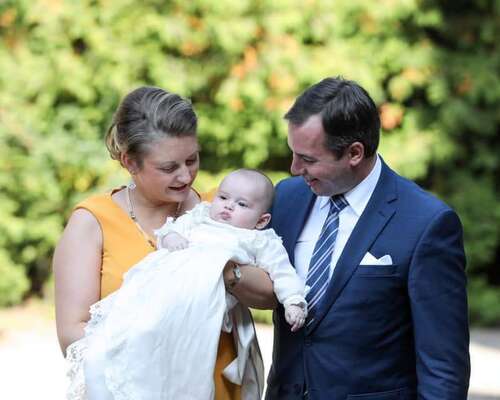 Luxemburgin prinssi Charles kastettiin eilen