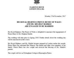 Prinssi Harry ja Meghan Markle kihloissa – mi...