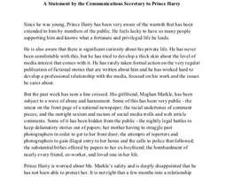 Prinssi Harryn ja Meghan Marklen suhde vahvistettu