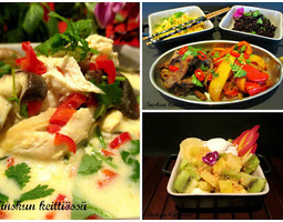 Thaimaalainen menu talvipäivän iloksi
