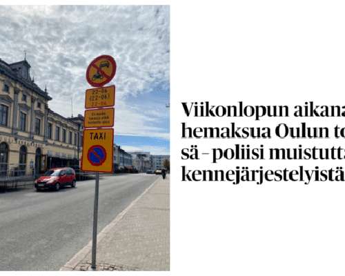 Oulun torialueen muuttuneet liikennejärjestel...
