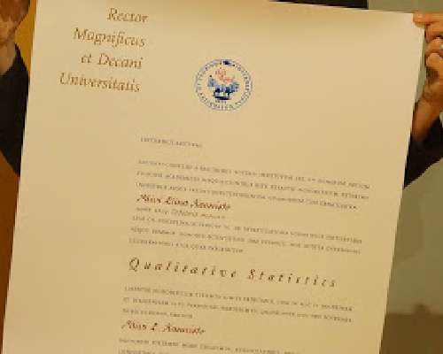 Päivi got her 3rd PhD on Qualitative Statistics