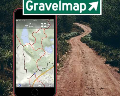 Gravel-reitin suunnittelu Gravelmap.com avull...