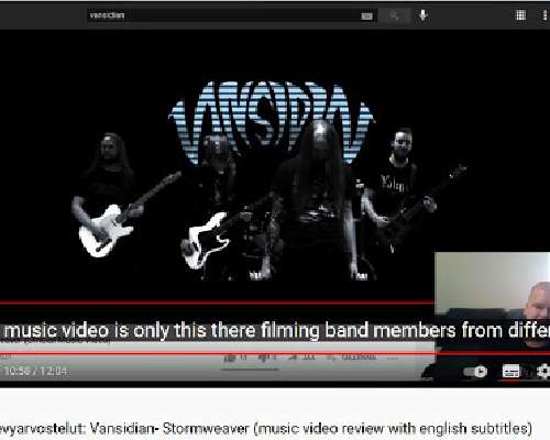 Vansidian- Stormweaver Music video reaction video