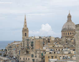 Maltan keltainen pääkaupunki Valletta