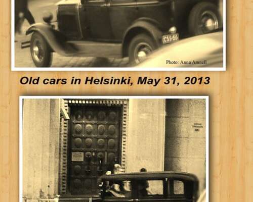 Vanhoja autoja Helsingissä