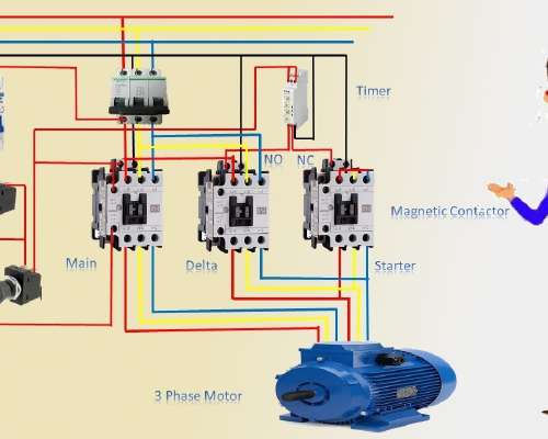 Electric Motor Wiring Diagram 3 Phase