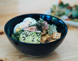 Magical japanese quinoa bowl at rosy-cheeks, ...