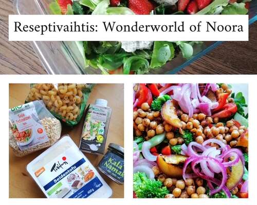 Reseptivaihtis: WONDERWORLD OF NOORA