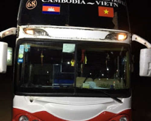 Yöbussilla Kambozasta Vietnamiin