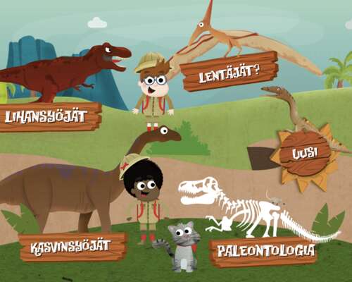 Lastenpeli paljastaa, miten dinosaurukset elivät
