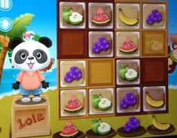 Pandan kanssa sudokua opetellaan hedelmillä