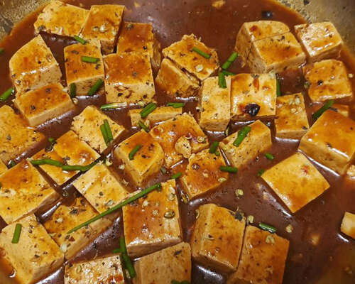 Vegaaninen mapo tofu