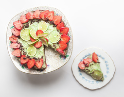 Too Delicious Raw Lime Cake