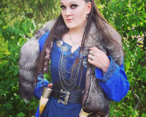 Viking style outfit designed for Medieval festival