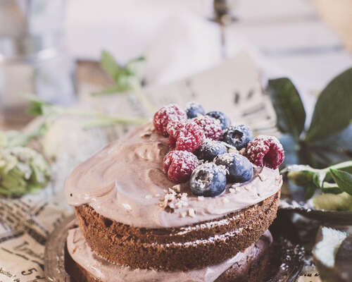 Chocolate Mousse Tea cake