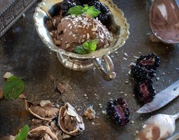 Home-made Chocolate Ice Cream