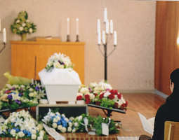 Muistoja hautajaisista